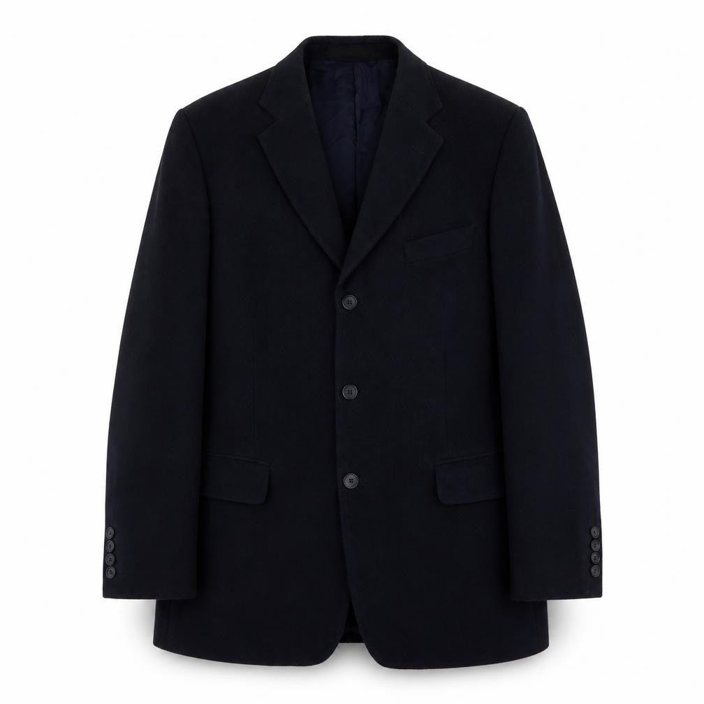 Seconds Mens Blue Polyester Jacket Suit Jacket Size 42