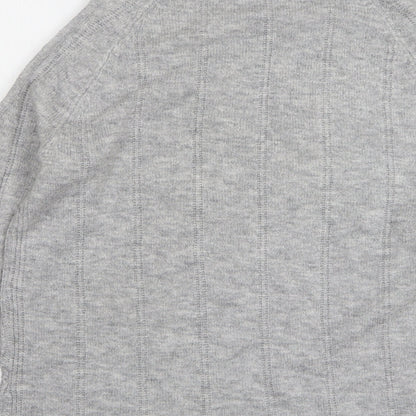 Preloved Lottie Womens Grey Round Neck Polyester Pullover Jumper Size 16 - Label