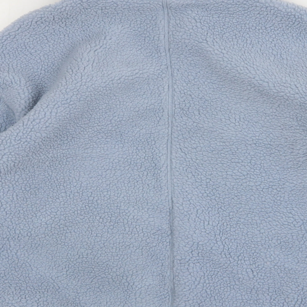 Primark Womens Blue Polyester Pullover Sweatshirt Size 4 Zip