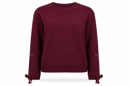 Marks and Spencer Womens Purple Viscose Pullover Sweatshirt Size 8 Pullover