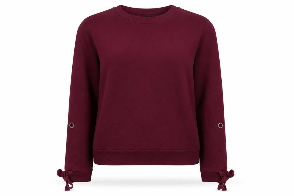Marks & Spencer Womens Purple Viscose Pullover Sweatshirt Size 8 Pullover
