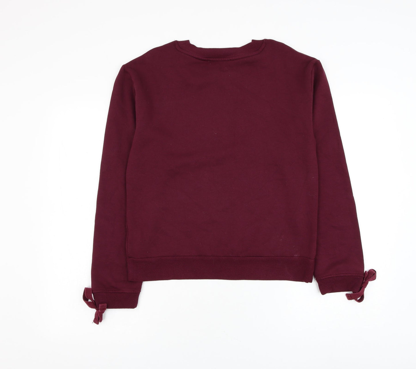 Marks and Spencer Womens Purple Viscose Pullover Sweatshirt Size 8 Pullover