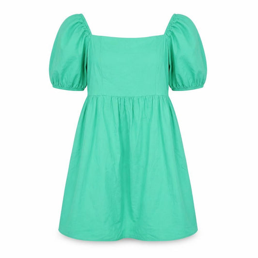 New Look Womens Green Polyester A-Line Size 12 Square Neck Pullover