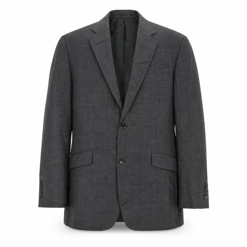 Savoy Taylors Guild Mens Grey Wool Jacket Suit Jacket Size 38