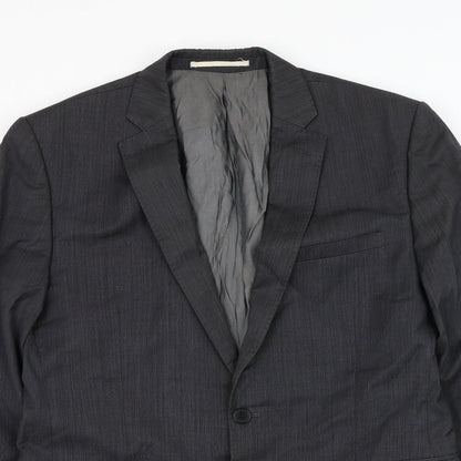 French Connection Mens Grey Wool Jacket Suit Jacket Size 40