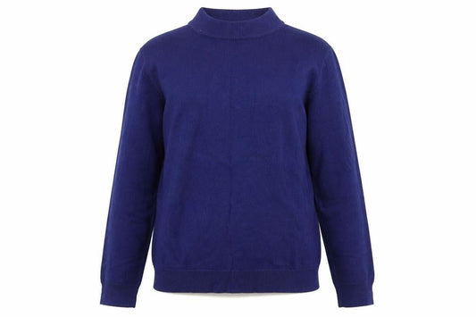 Marks & Spencer Womens Purple High Neck Acrylic Pullover Jumper Size 10