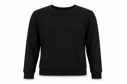 H&M Womens Black Cotton Pullover Sweatshirt Size M Pullover