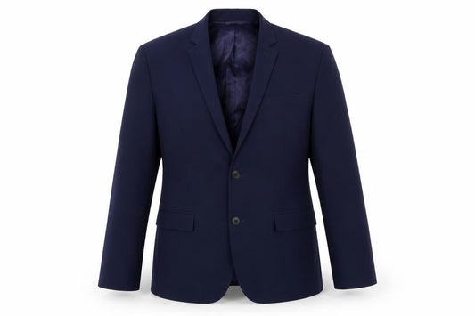 Primark Mens Blue Polyester Jacket Blazer Size 40
