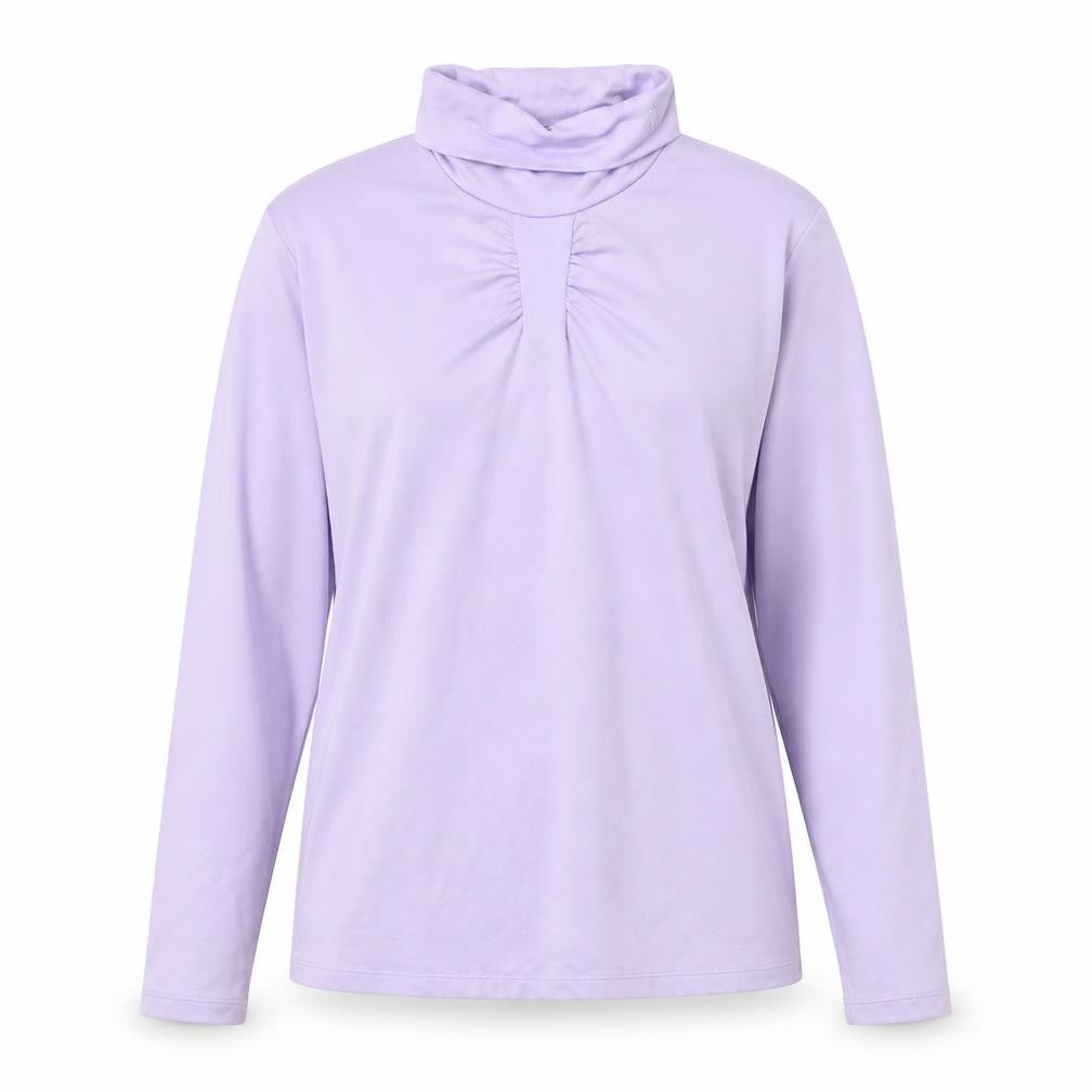 Green Lamb Womens Purple Roll Neck Polyester Pullover Jumper Size 10