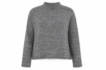 Divided by H&M Womens Grey Round Neck Polyester Pullover Jumper Size S