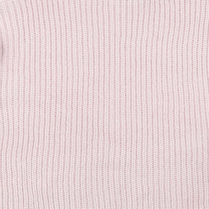Preloved Red Herring Womens Pink High Neck Acrylic Pullover Jumper Size 18 - Label