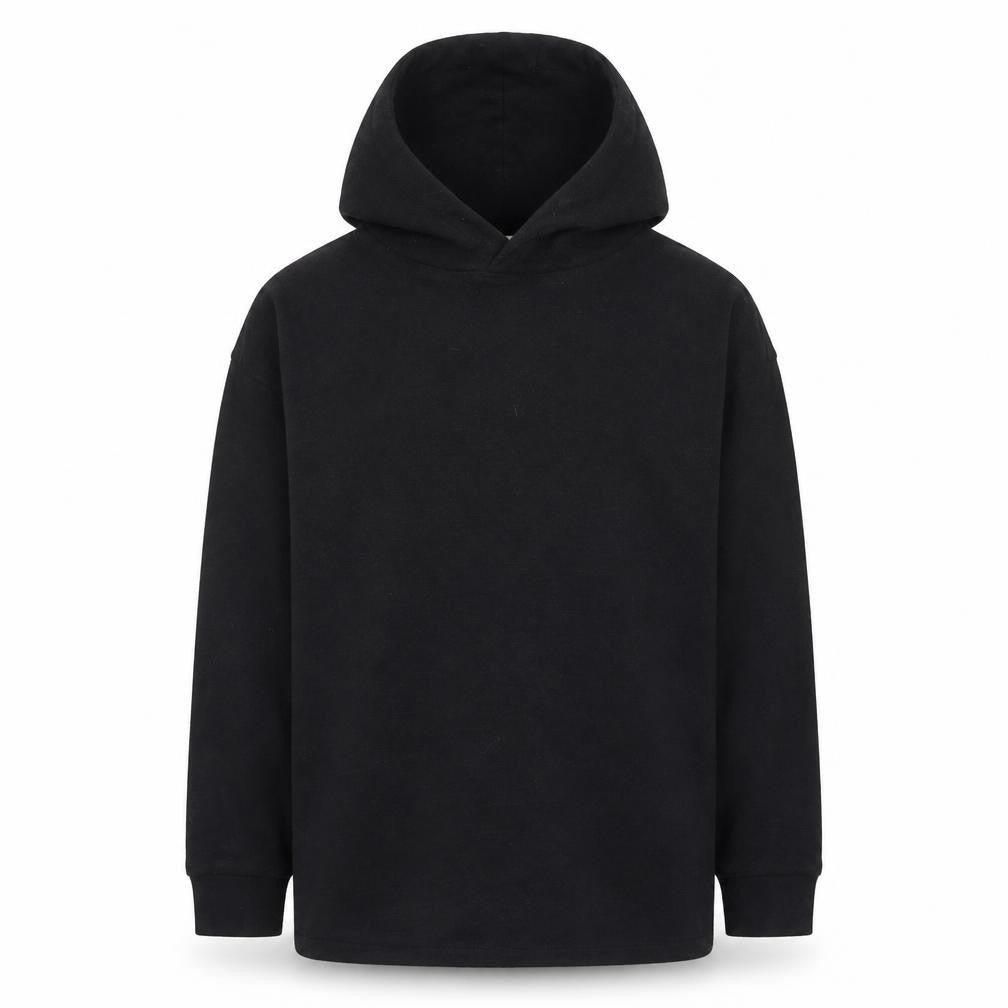 Marks & Spencer Girls Black Viscose Pullover Hoodie Size 10-11 Years