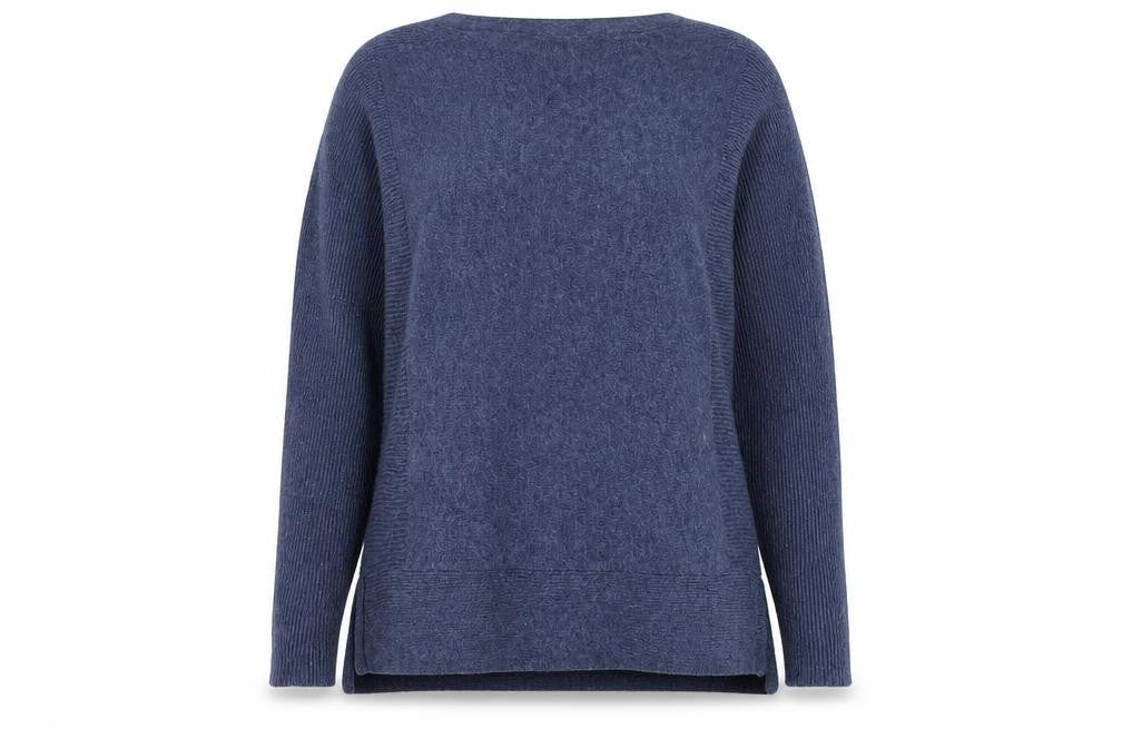 Dorothy Perkins Womens Blue Crew Neck Polyester Pullover Jumper Size 12