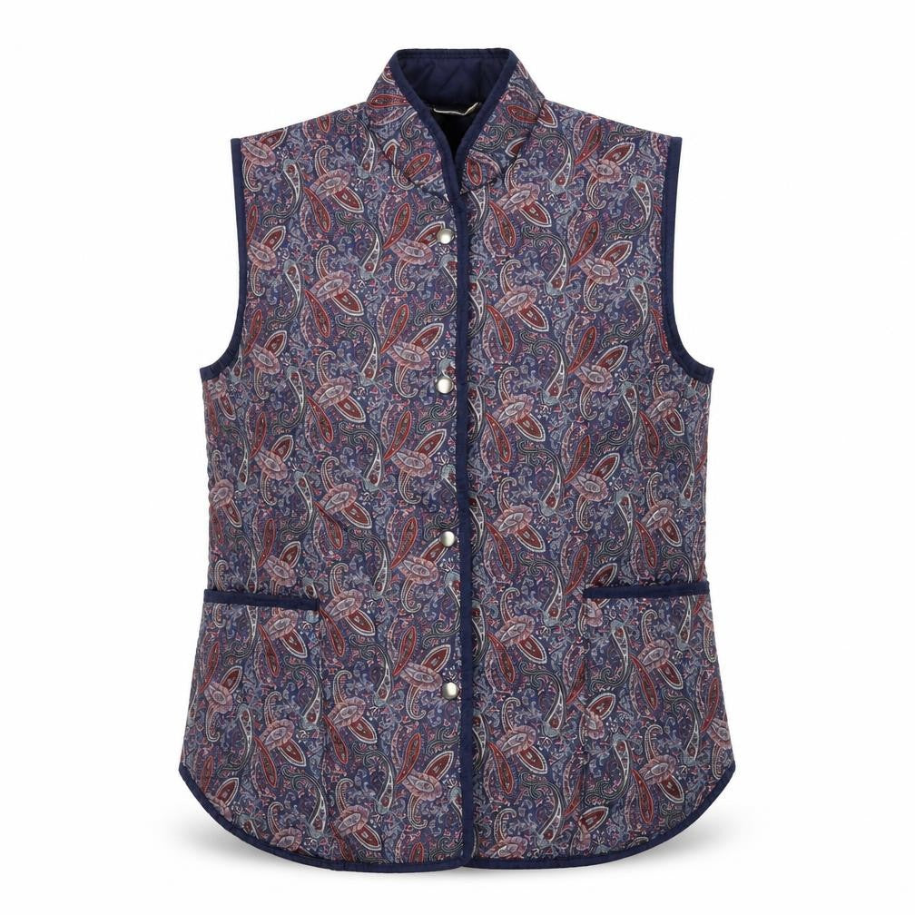 Preworn Womens Multicoloured Geometric Jacket Size 10 Snap - Gilet