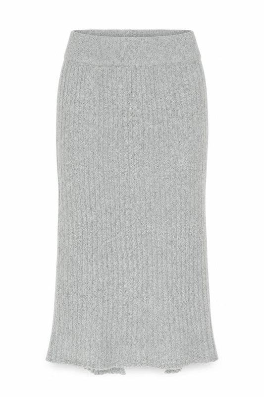 Brave Soul Womens Grey Acrylic A-Line Skirt Size M