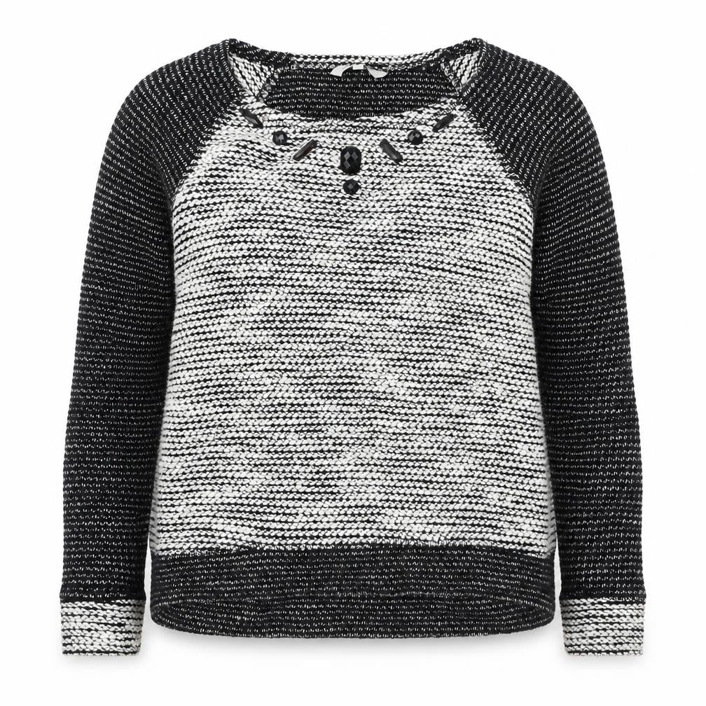 Peacocks Womens Grey Round Neck Cotton Pullover Jumper Size 8