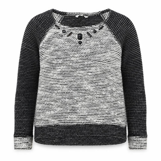 Peacocks Womens Grey Round Neck Cotton Pullover Jumper Size 8