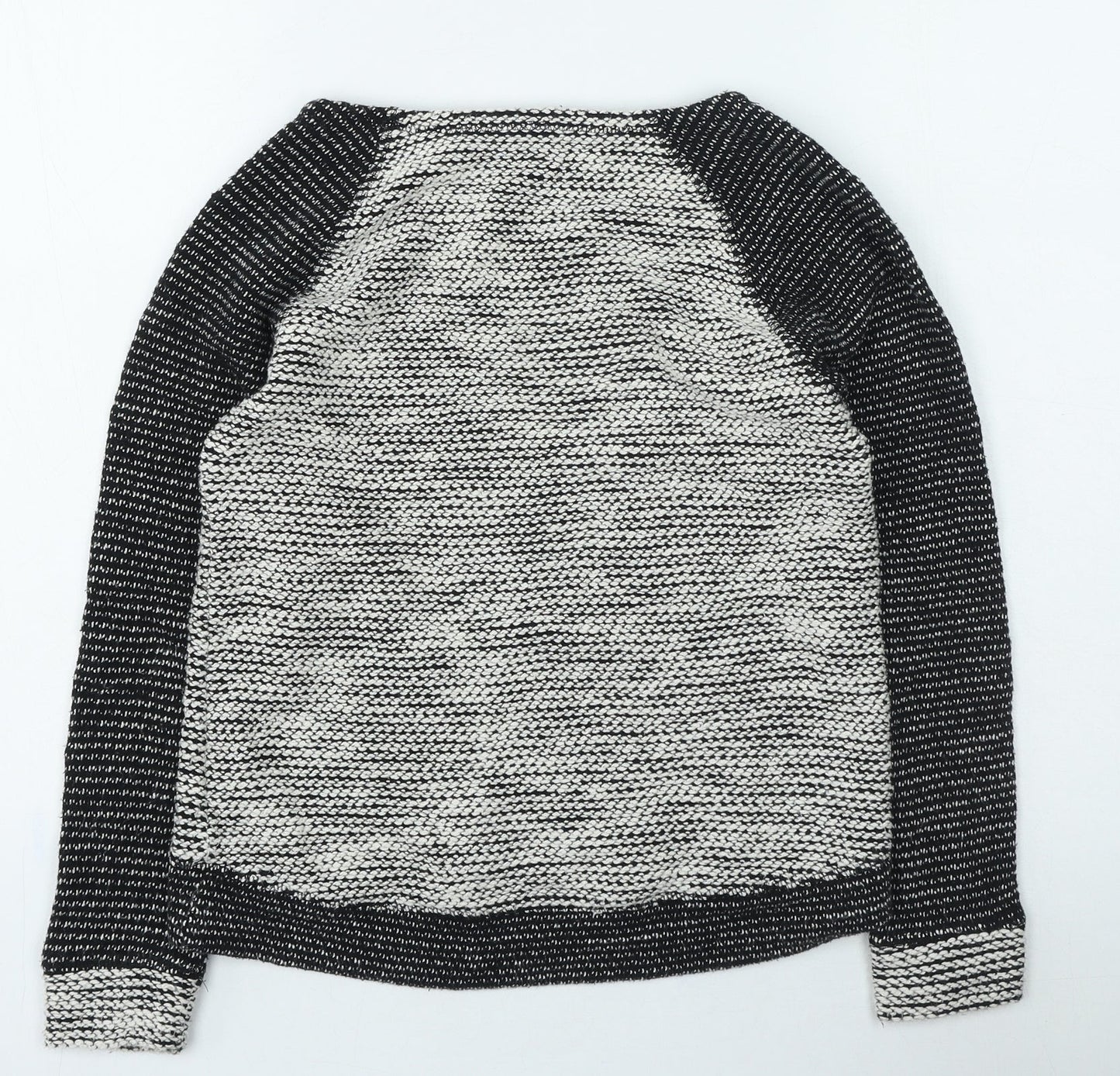 Peacocks Womens Grey Round Neck Cotton Pullover Jumper Size 8