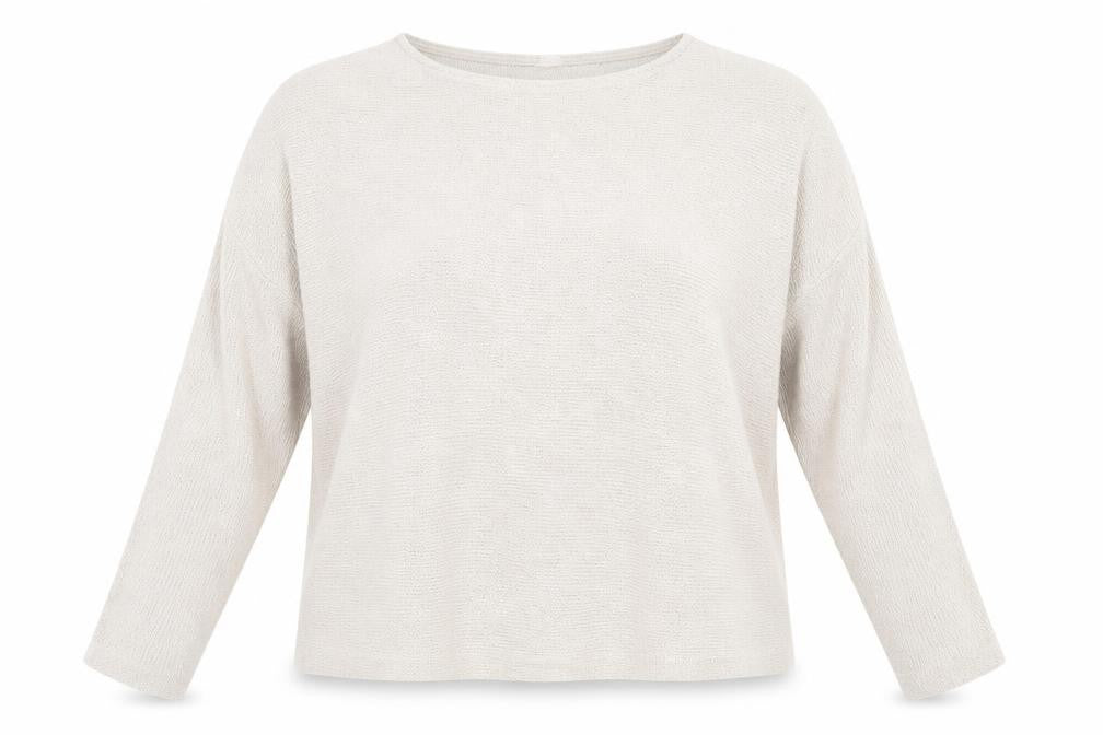 H&M Womens Beige Crew Neck Viscose Pullover Jumper Size M