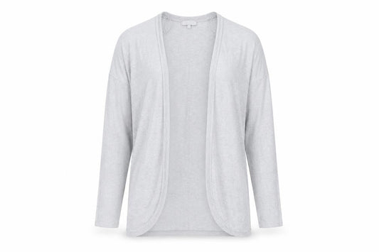 Red Herring Womens Grey V-Neck Cotton Cardigan Jumper Size 12