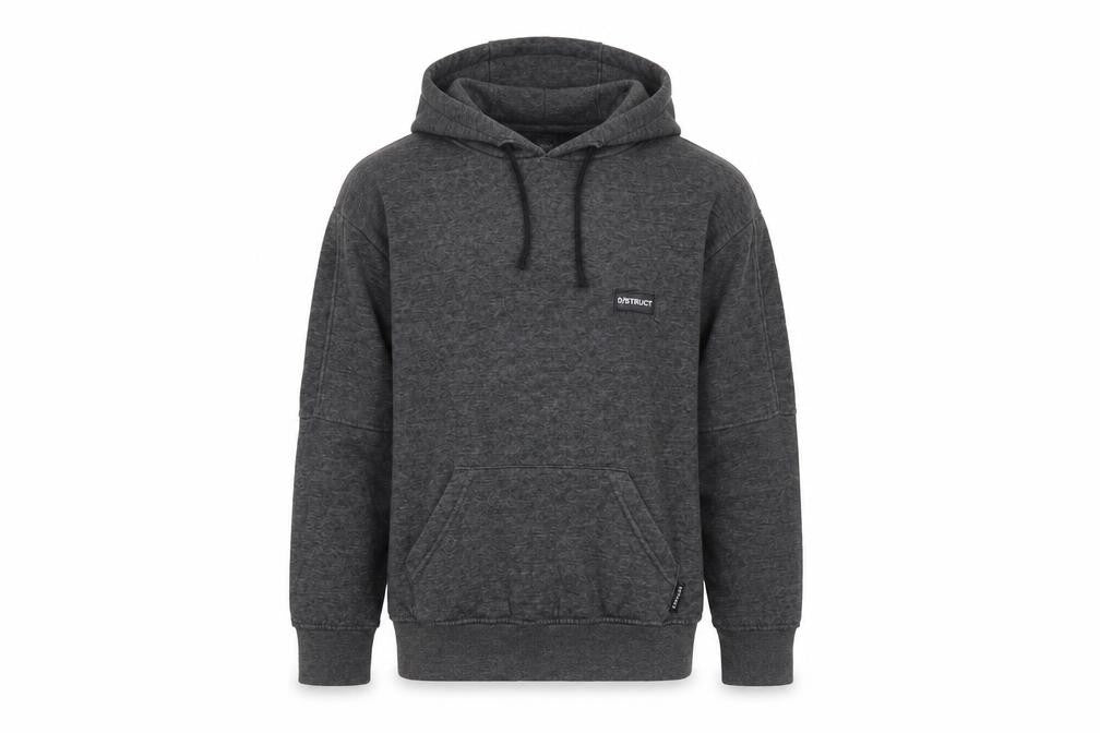 D/Struct Boys Grey Cotton Pullover Hoodie Size 9-10 Years Pullover