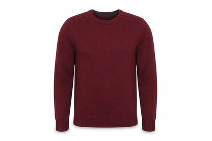 Kensington Mens Red Crew Neck Acrylic Pullover Jumper Size M