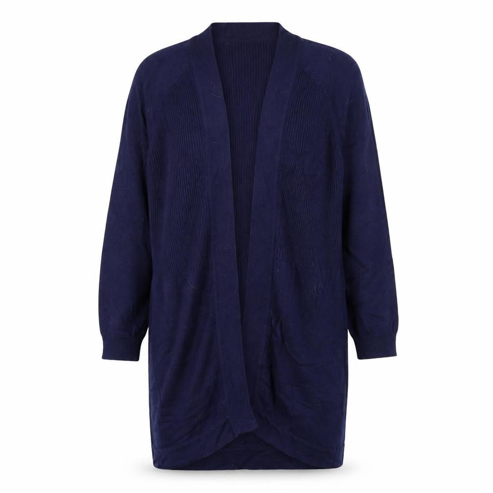 George Womens Blue V-Neck Nylon Cardigan Jumper Size 8