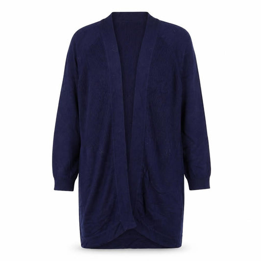 George Womens Blue V-Neck Nylon Cardigan Jumper Size 8