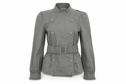 Red Herring Womens Grey Jacket Size 10 Button