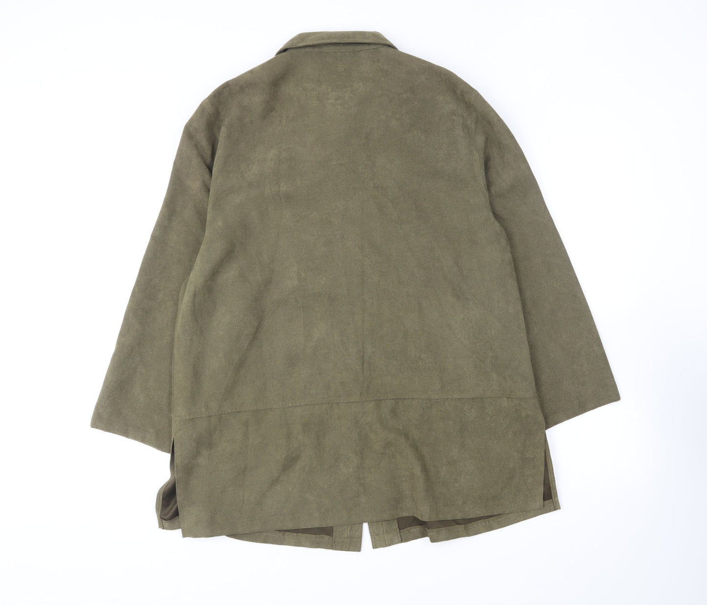 Lady G Womens Green Jacket Size 16 Button