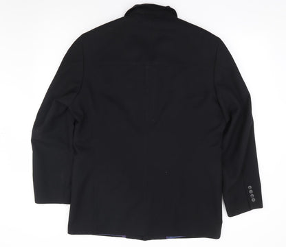 Next Mens Black Polyester Jacket Suit Jacket Size 42