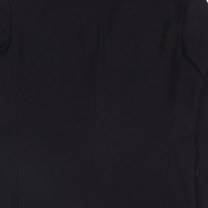 Copperstone Mens Black Polyester Jacket Suit Jacket Size 42