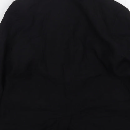 F&F Womens Black Viscose Jacket Suit Jacket Size 12