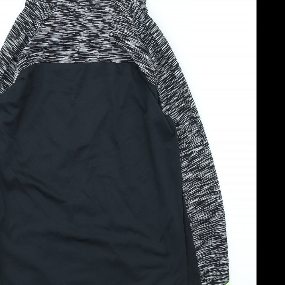 Young Dimension Girls Grey Polyester Full Zip Hoodie Size 12-13 Years Zip