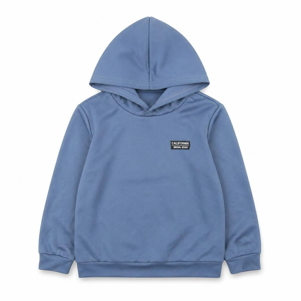 SheIn Boys Black Polyester Pullover Hoodie Size 7 Years Pullover