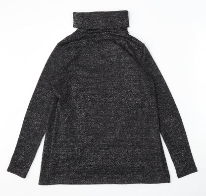 Blooming Marvellous Womens Black Roll Neck Polyester Pullover Jumper Size S