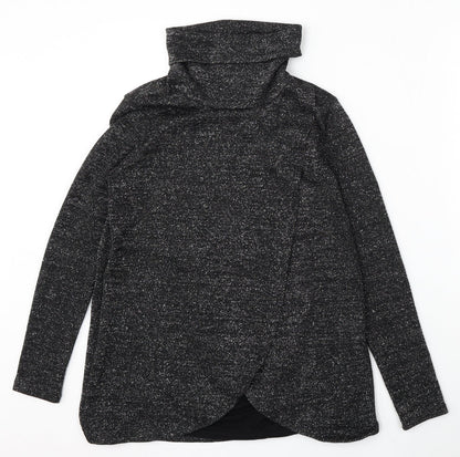 Blooming Marvellous Womens Black Roll Neck Polyester Pullover Jumper Size S