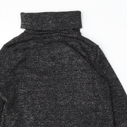 Blooming Marvellous Womens Black Roll Neck Polyester Pullover Jumper Size S
