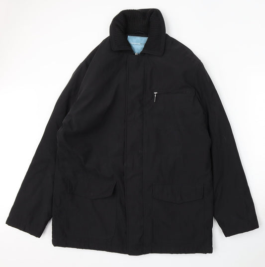 Greenwoods Escape Womens Black Jacket Coat Size M Zip