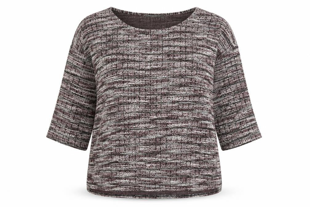 Nutmeg Womens Multicoloured Round Neck Polyester Pullover Jumper Size 12