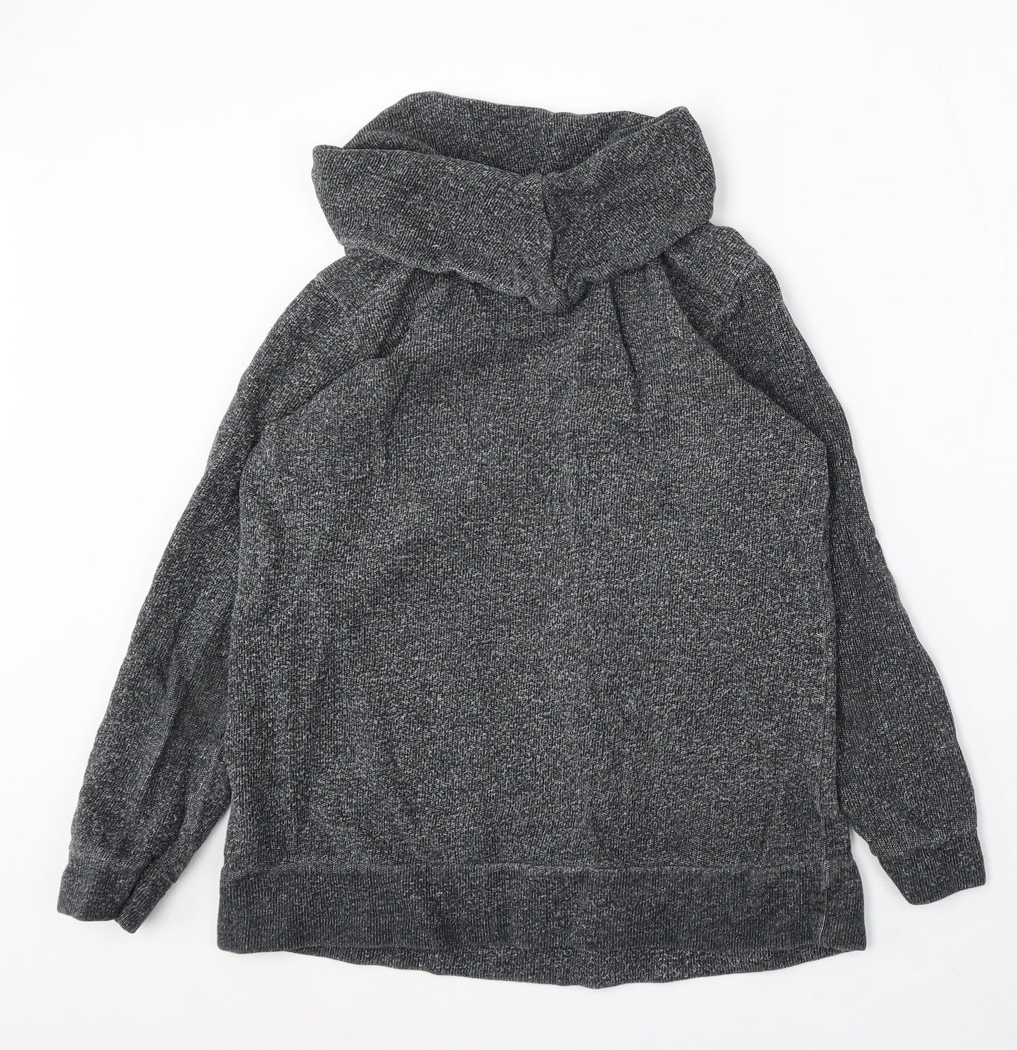 NEXT Womens Grey Roll Neck Cotton Pullover Jumper Size 12