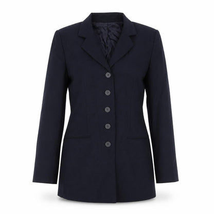 Modern Classics Womens Blue Jacket Blazer Size 10 Button