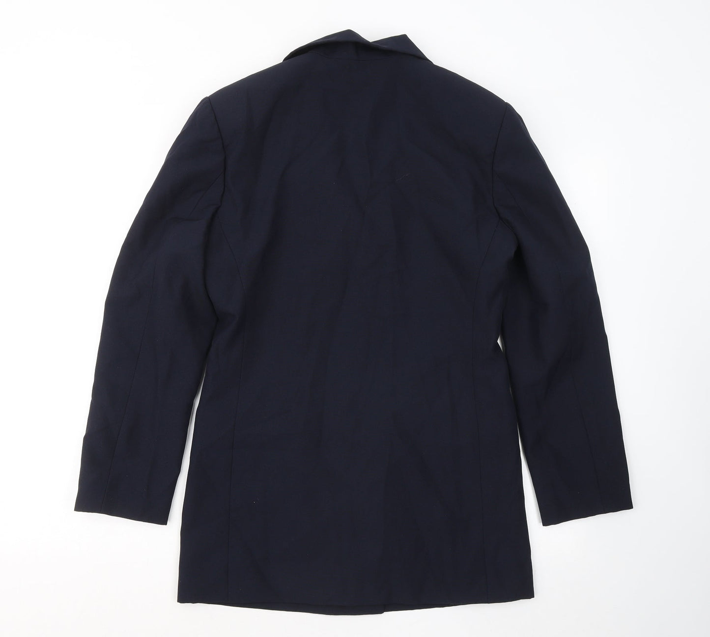 Modern Classics Womens Blue Jacket Blazer Size 10 Button