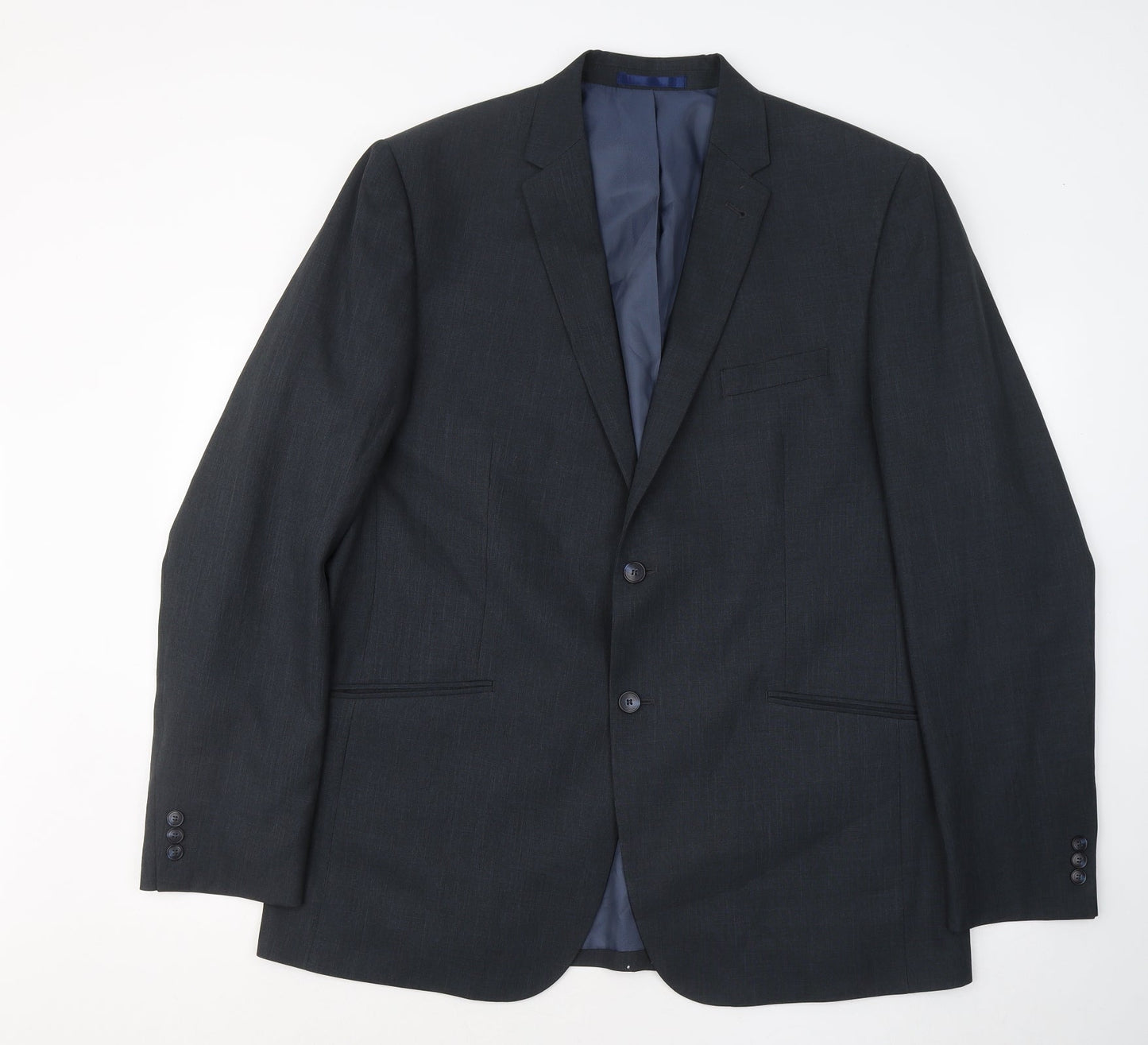 Taylor & Wright Mens Grey Polyester Jacket Suit Jacket Size 46
