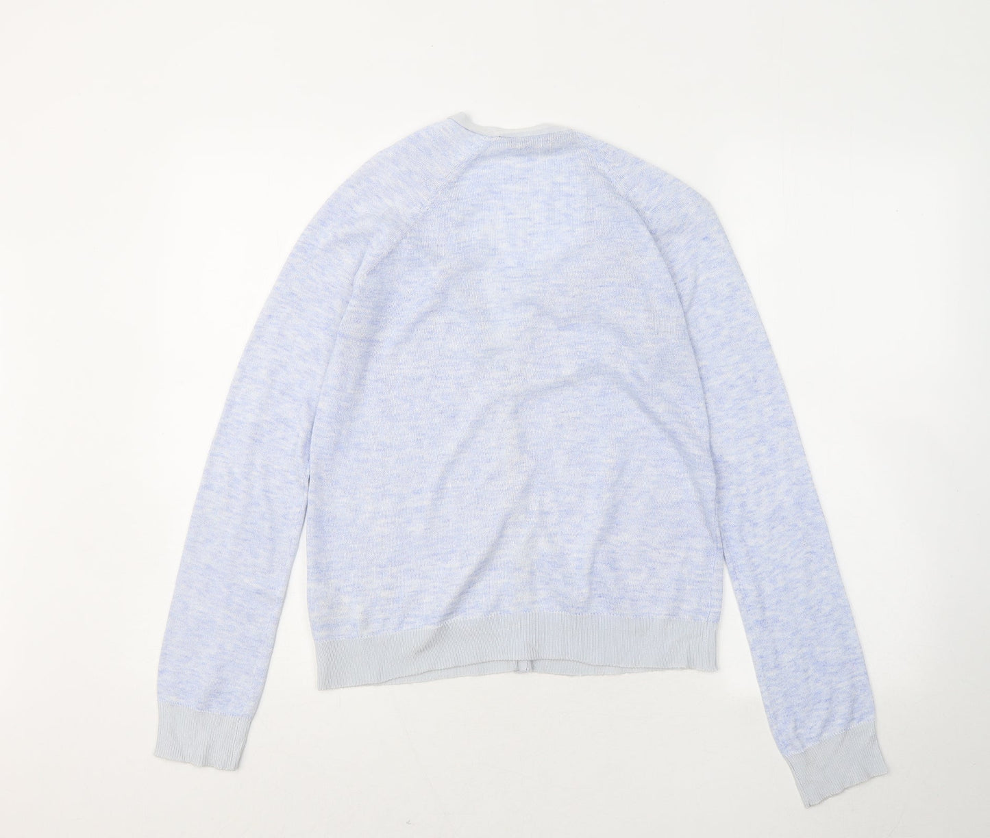 Dorothy Perkins Womens Blue V-Neck Polyester Cardigan Jumper Size 10