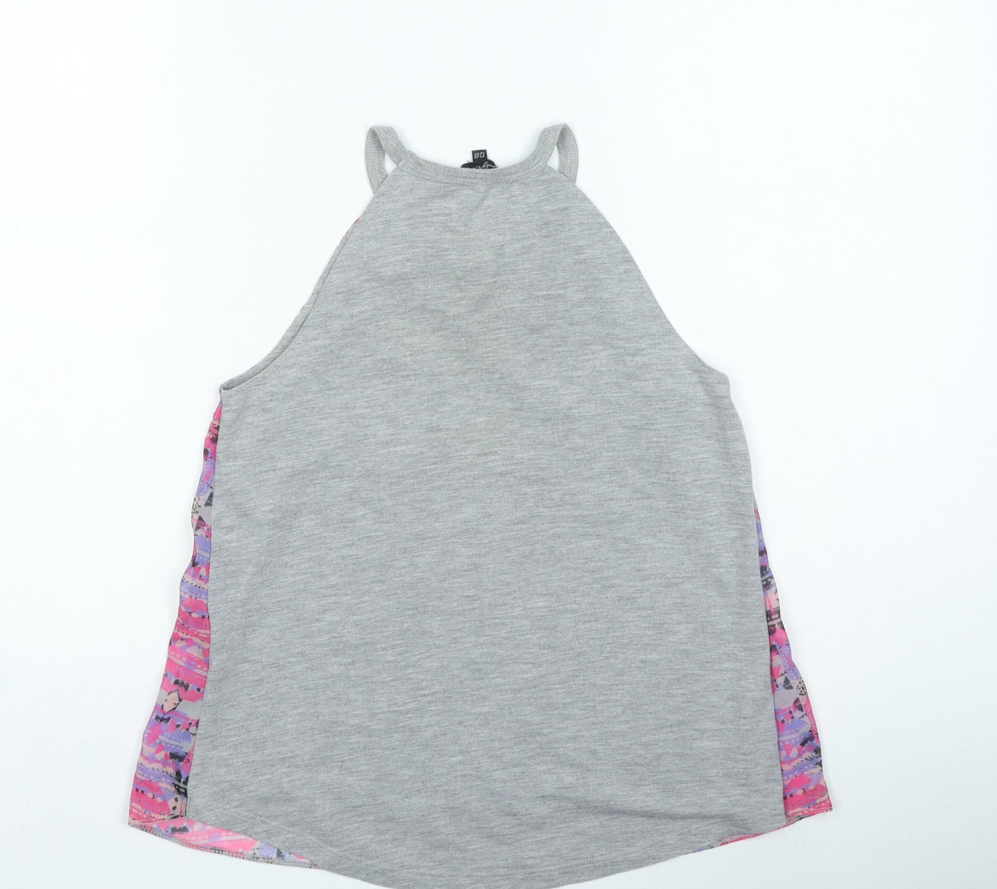 Candy Couture Girls Multicoloured Geometric Polyester Basic Casual Size 12-13 Years Round Neck Pullover