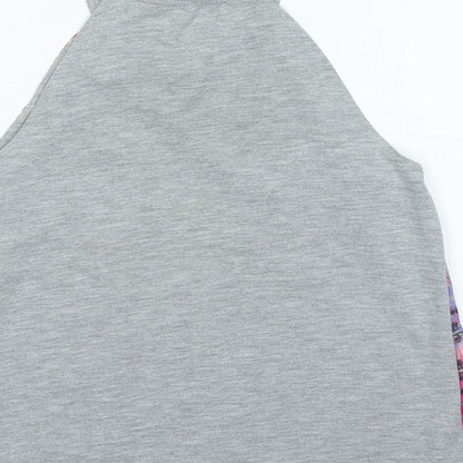 Candy Couture Girls Multicoloured Geometric Polyester Basic Casual Size 12-13 Years Round Neck Pullover