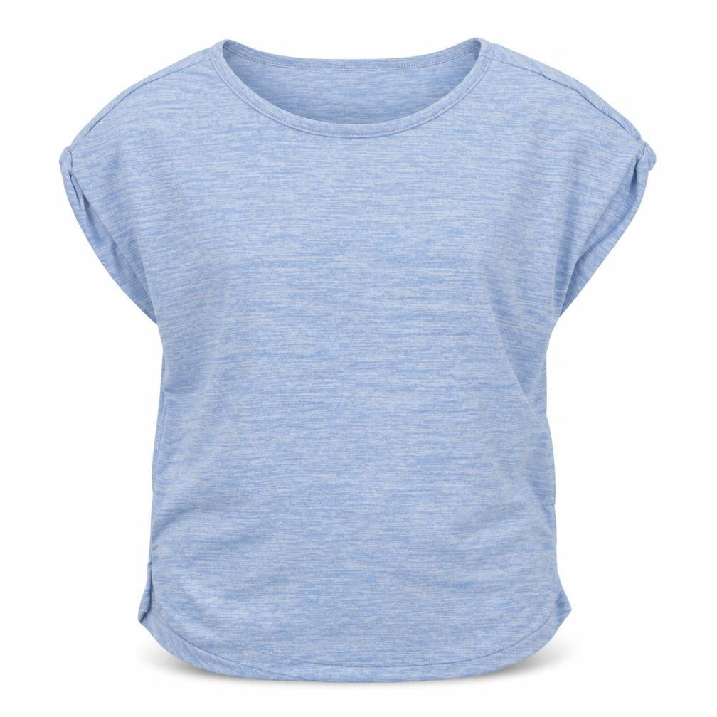 USA Pro Girls Blue Polyester Basic Casual Size 7-8 Years Round Neck Pullover