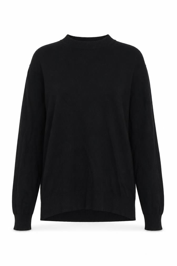 H&M Womens Black High Neck Viscose Pullover Jumper Size XS