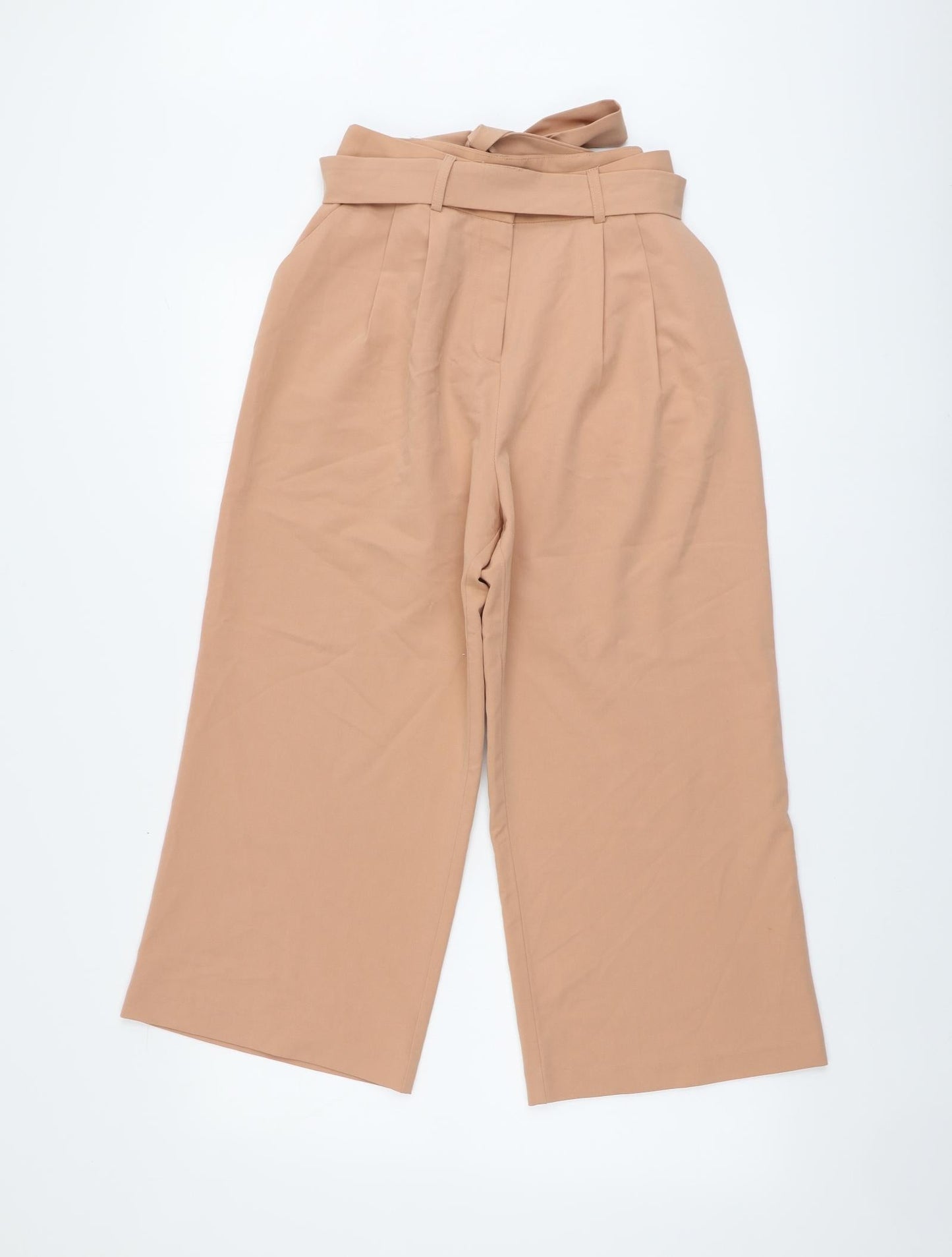 ASOS Womens Pink Polyester Trousers Size 8 L22 in Regular